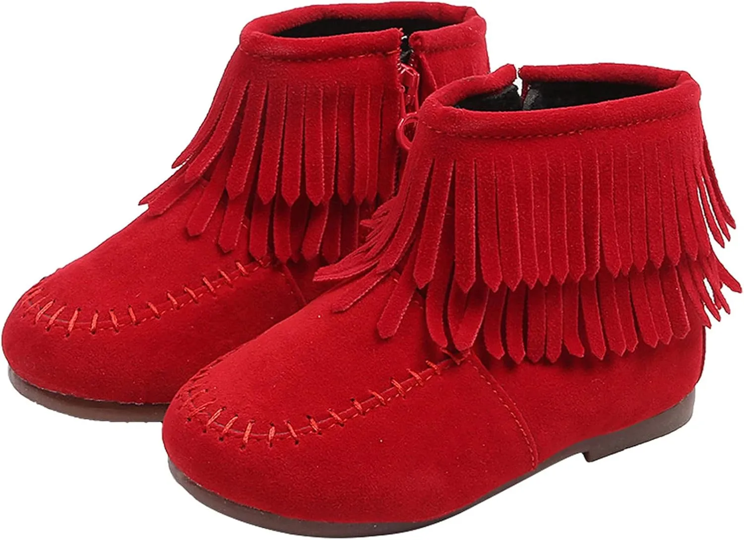 6M-6Y Cute Little Kids Boots Baby Infant Girls Winter Fringe Tassel Ankle Boots Snow Boots Warm Shoes
