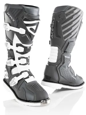 Acerbis X-Race motocross boots, gray