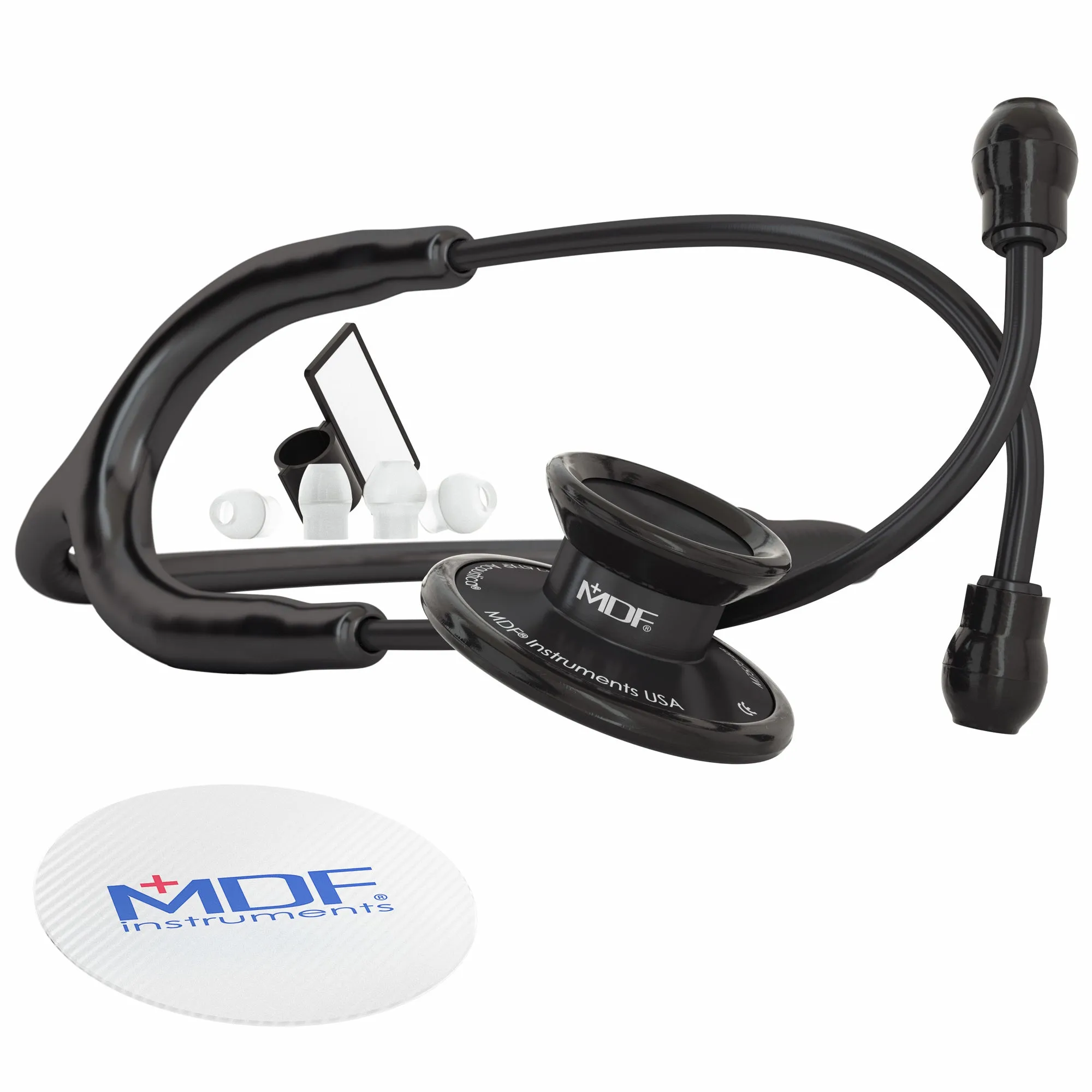 Acoustica® Stethoscope - Black/BlackOut