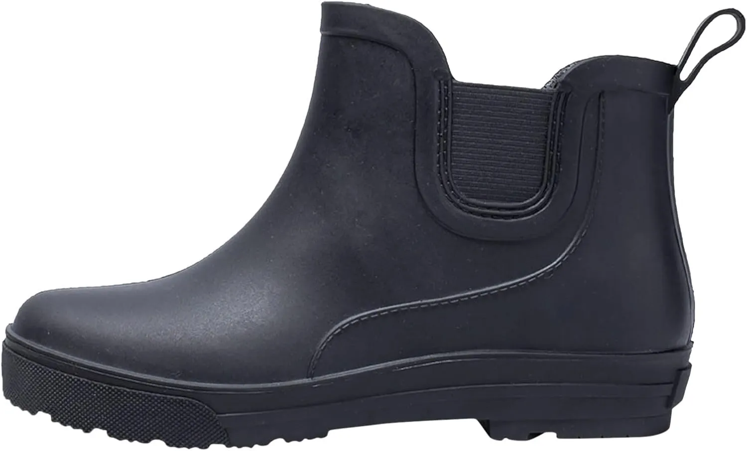 AMDBEL Rain Boots for Women Waterproof Size 11, Women's Short Rain Boots Rubber Waterproof Garden Boots Fashion Elastic Slip On Ankle Chelsea Boots