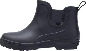 AMDBEL Rain Boots for Women Waterproof Size 11, Women's Short Rain Boots Rubber Waterproof Garden Boots Fashion Elastic Slip On Ankle Chelsea Boots