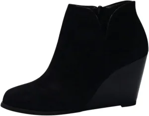 Ankle Booties for Women Leather Soft Bottom Flat Boots Breathable Round Head Booties Lace-Up Non-Slip Short Boots