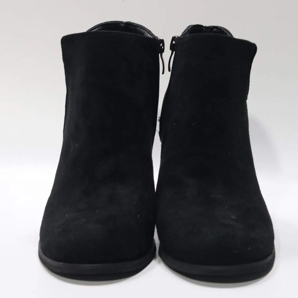Ankle Booties for Women Leather Soft Bottom Flat Boots Breathable Round Head Booties Lace-Up Non-Slip Short Boots