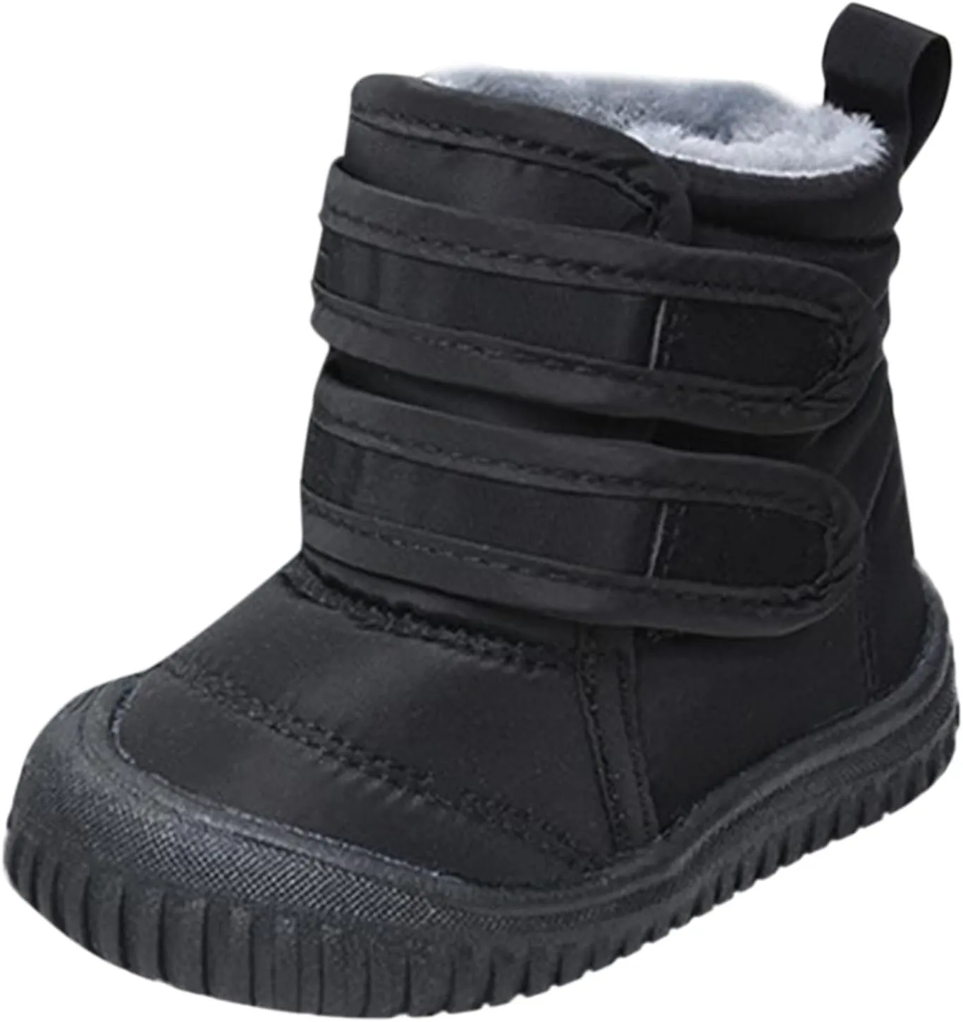 Ankle Snow Boots for Toddler Boys Girls Warm  Lined Winter Waterroof Non Slip Outdoor Cold Girls Wolf Boots