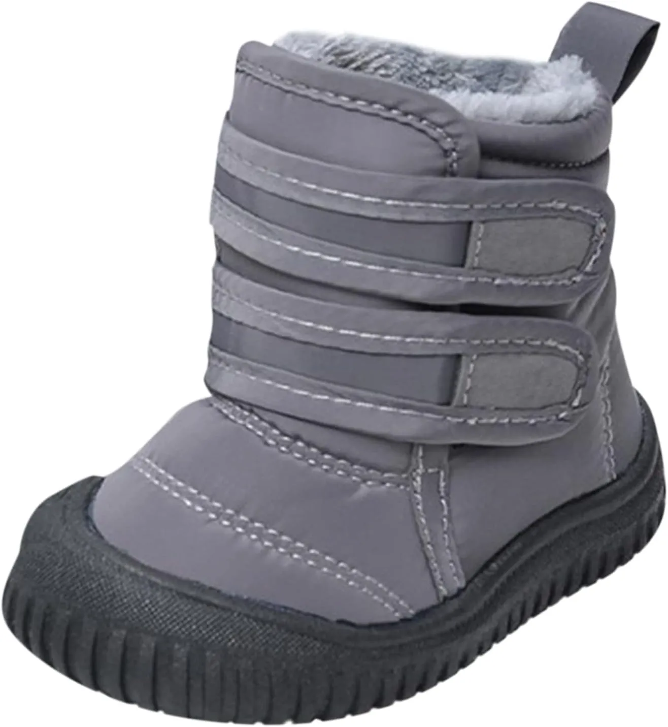 Ankle Snow Boots for Toddler Boys Girls Warm  Lined Winter Waterroof Non Slip Outdoor Cold Girls Wolf Boots