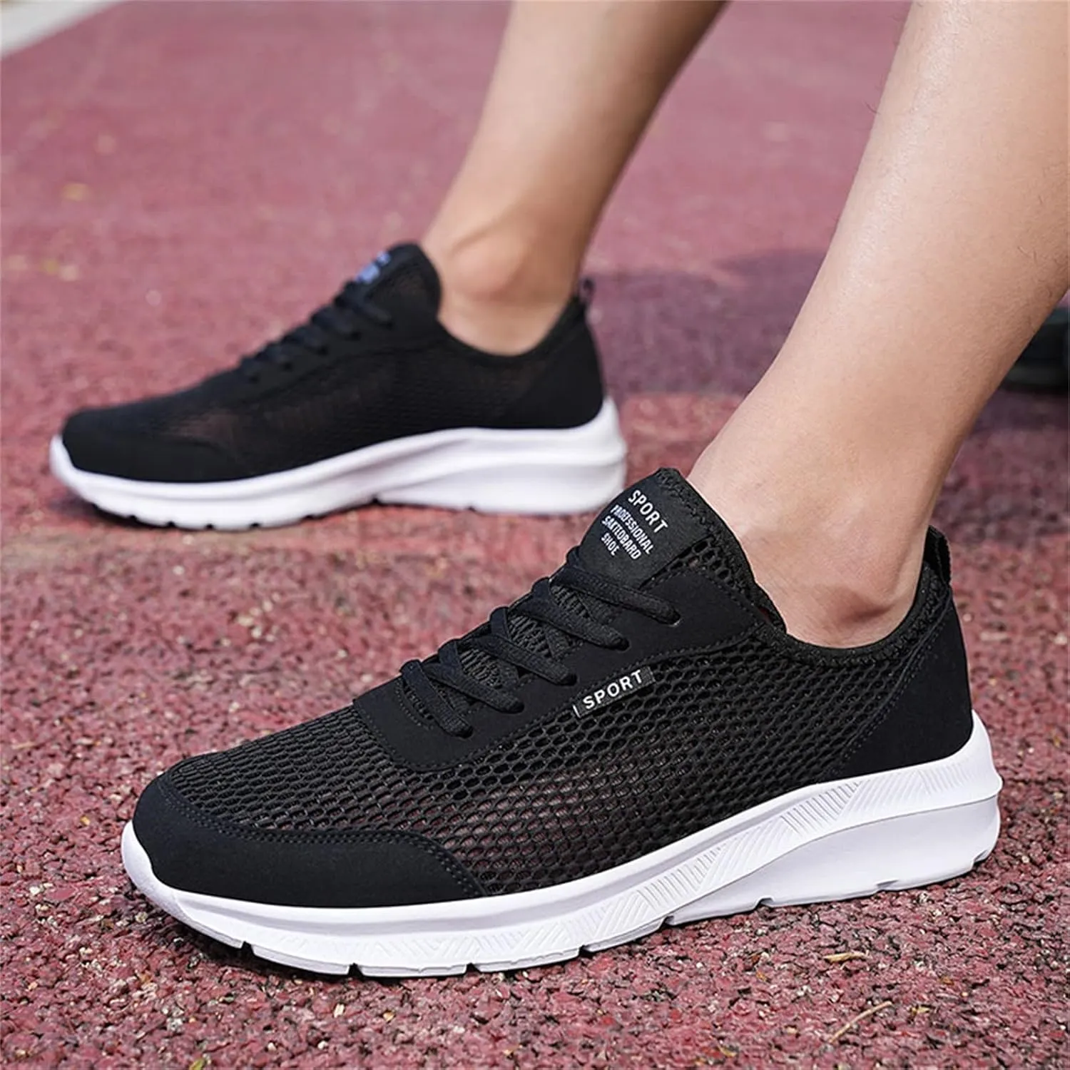 Arch Support Non Slip Minimalist Shoes for Men Athletic Gym Tennis Shoe for Men Business Casual Versatile Shoes