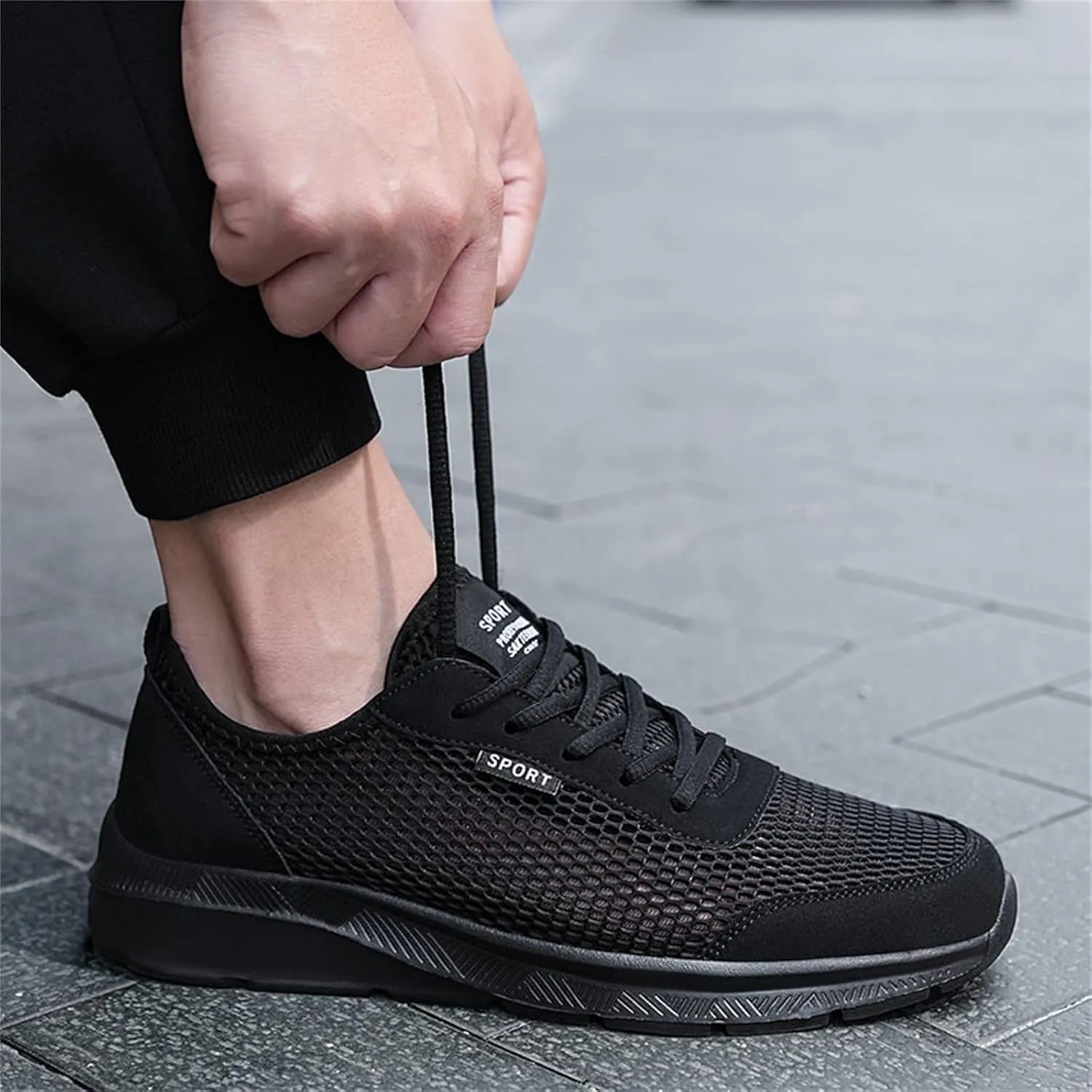 Arch Support Non Slip Minimalist Shoes for Men Athletic Gym Tennis Shoe for Men Business Casual Versatile Shoes