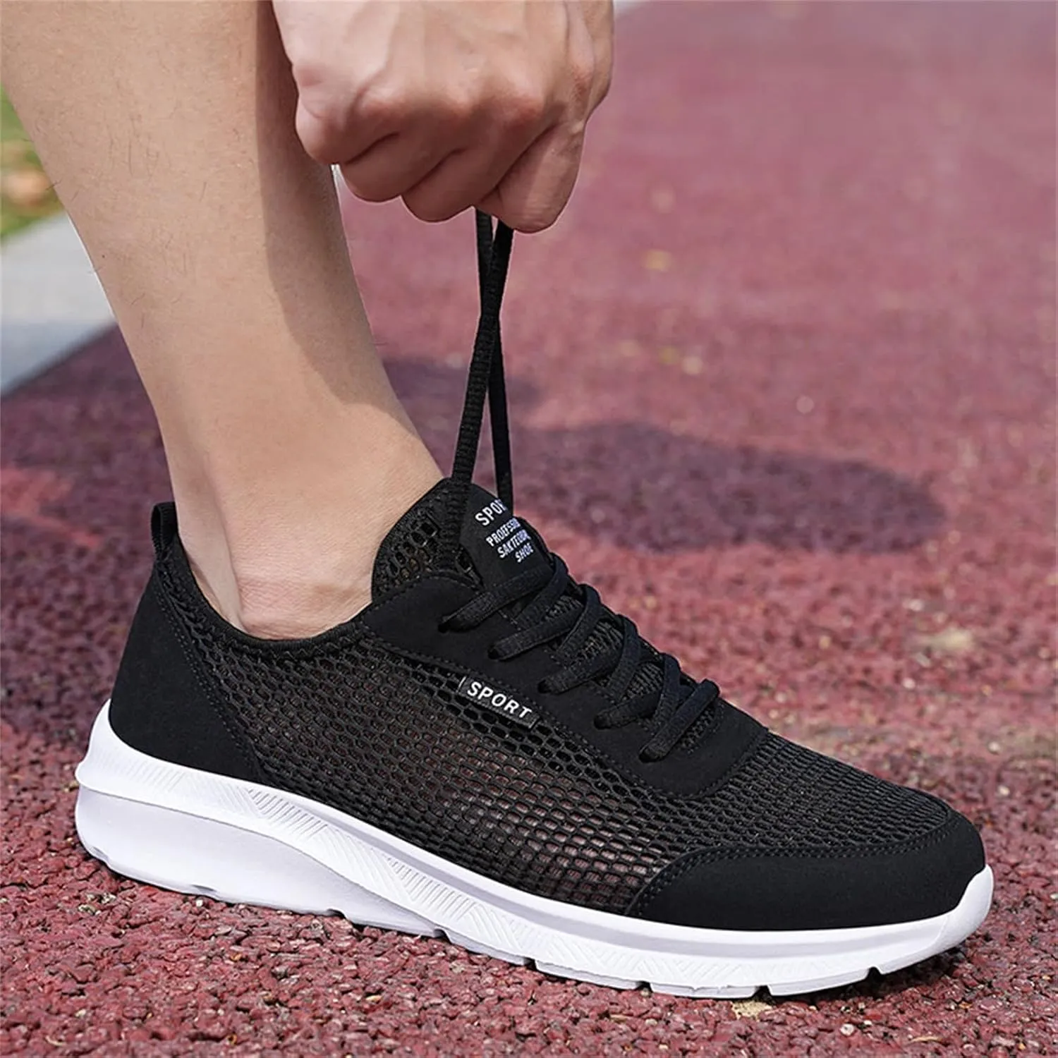 Arch Support Non Slip Minimalist Shoes for Men Athletic Gym Tennis Shoe for Men Business Casual Versatile Shoes