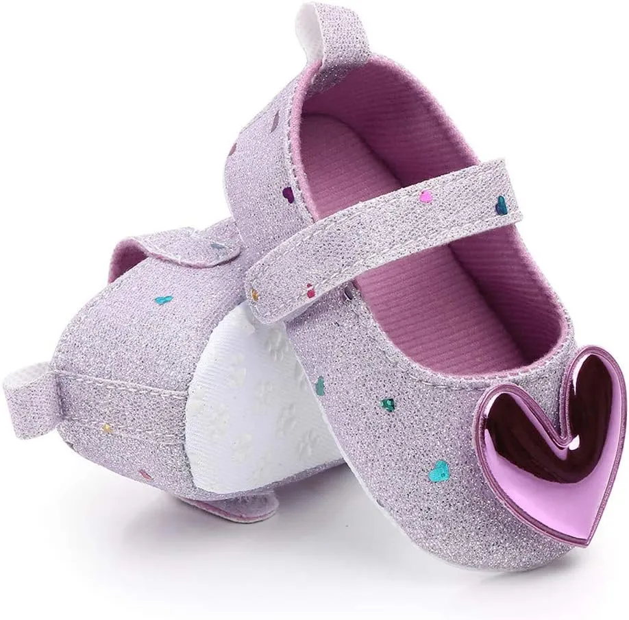 Baby Boy Shoes,Shoes Baby Heart Shaped Girls Shoes Infant Soft Soled Princess Indoor Walking Baby Shoes Sock Shoes