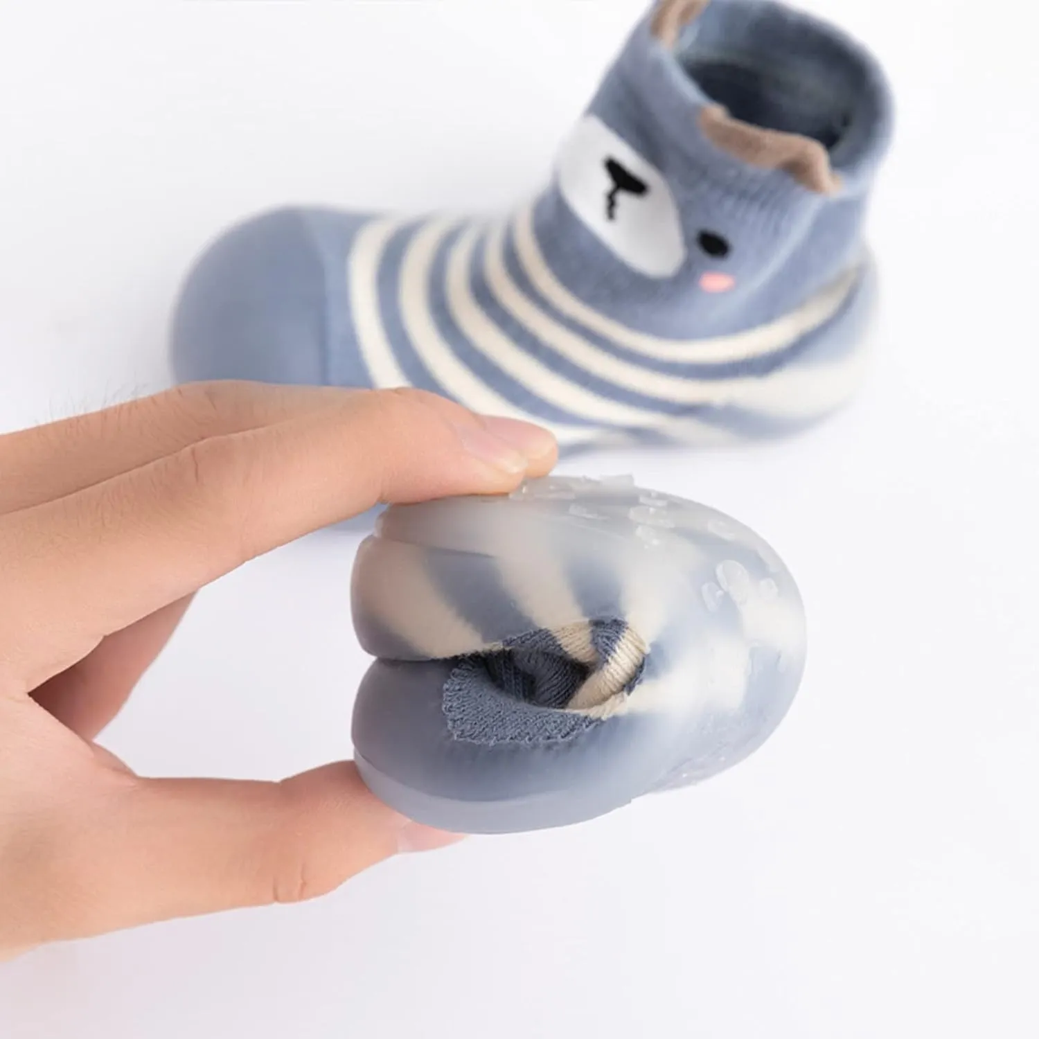 Baby Girl Shoes,Kids Toddler Baby Boys Girls Solid Warm Knit Soft Sole Rubber Shoes Sock Slipper Stocking Girls Shoes