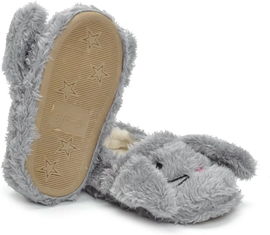Baby Girls' Cartoon Indoor Anti Slip House Slippers