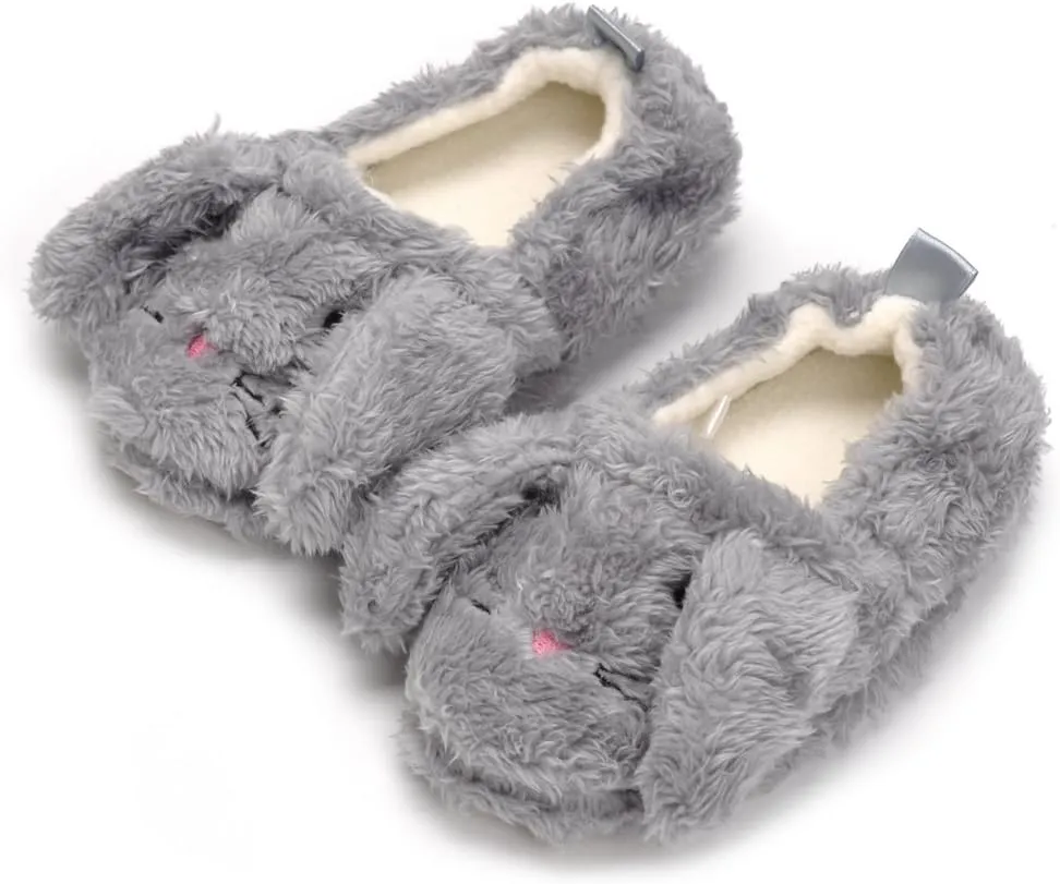 Baby Girls' Cartoon Indoor Anti Slip House Slippers