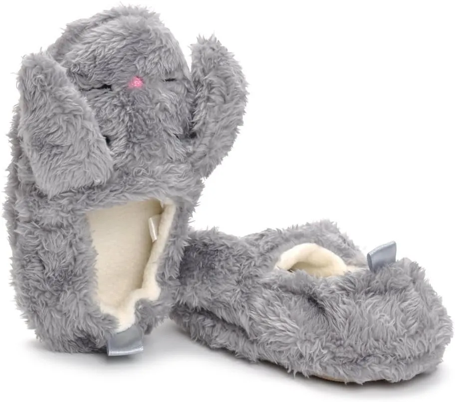 Baby Girls' Cartoon Indoor Anti Slip House Slippers