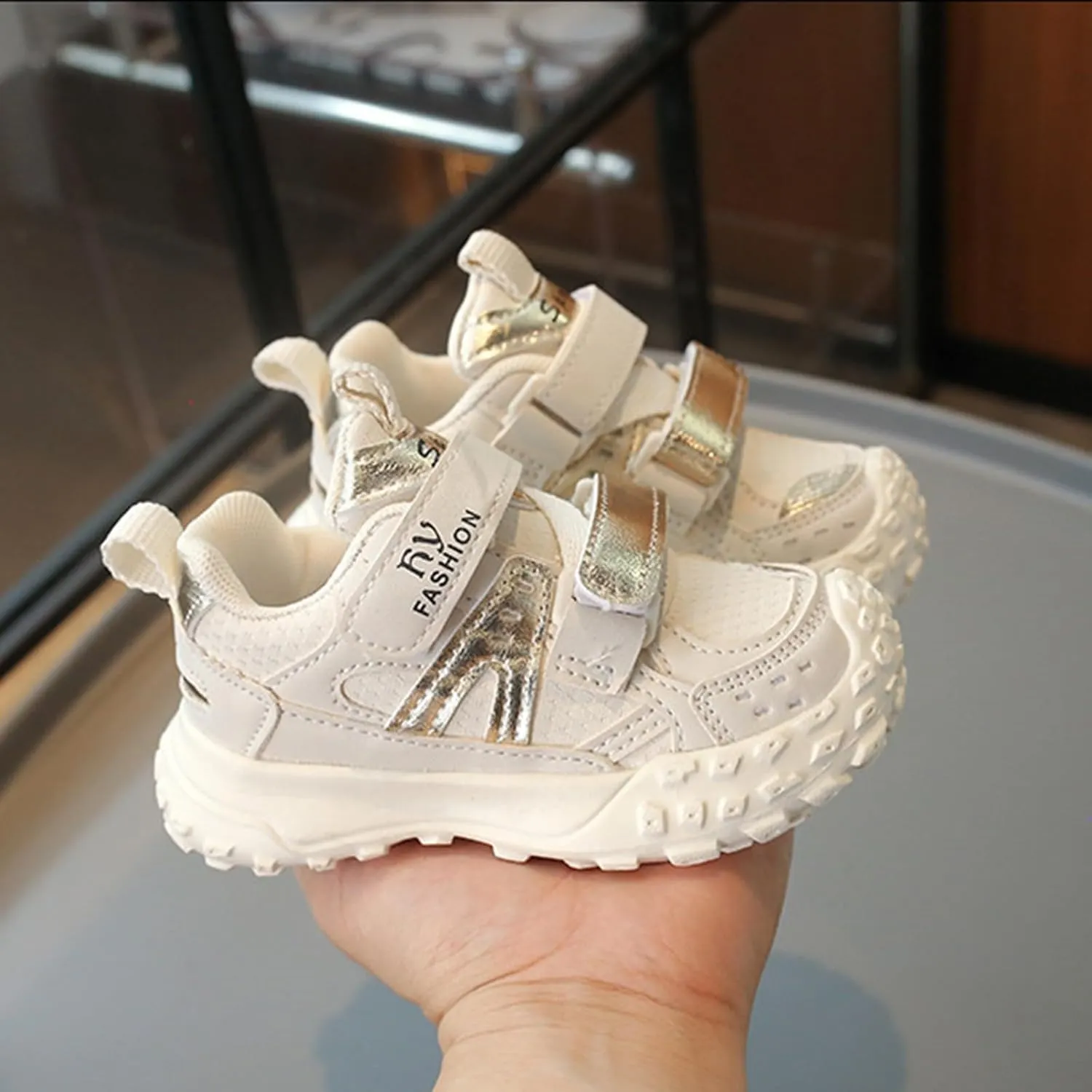 Baby Kids Walking Sneaker Boys Girls Unisex-Child Running Tennis Shoes School Spring Hook and Loops Strap Casual Shoes