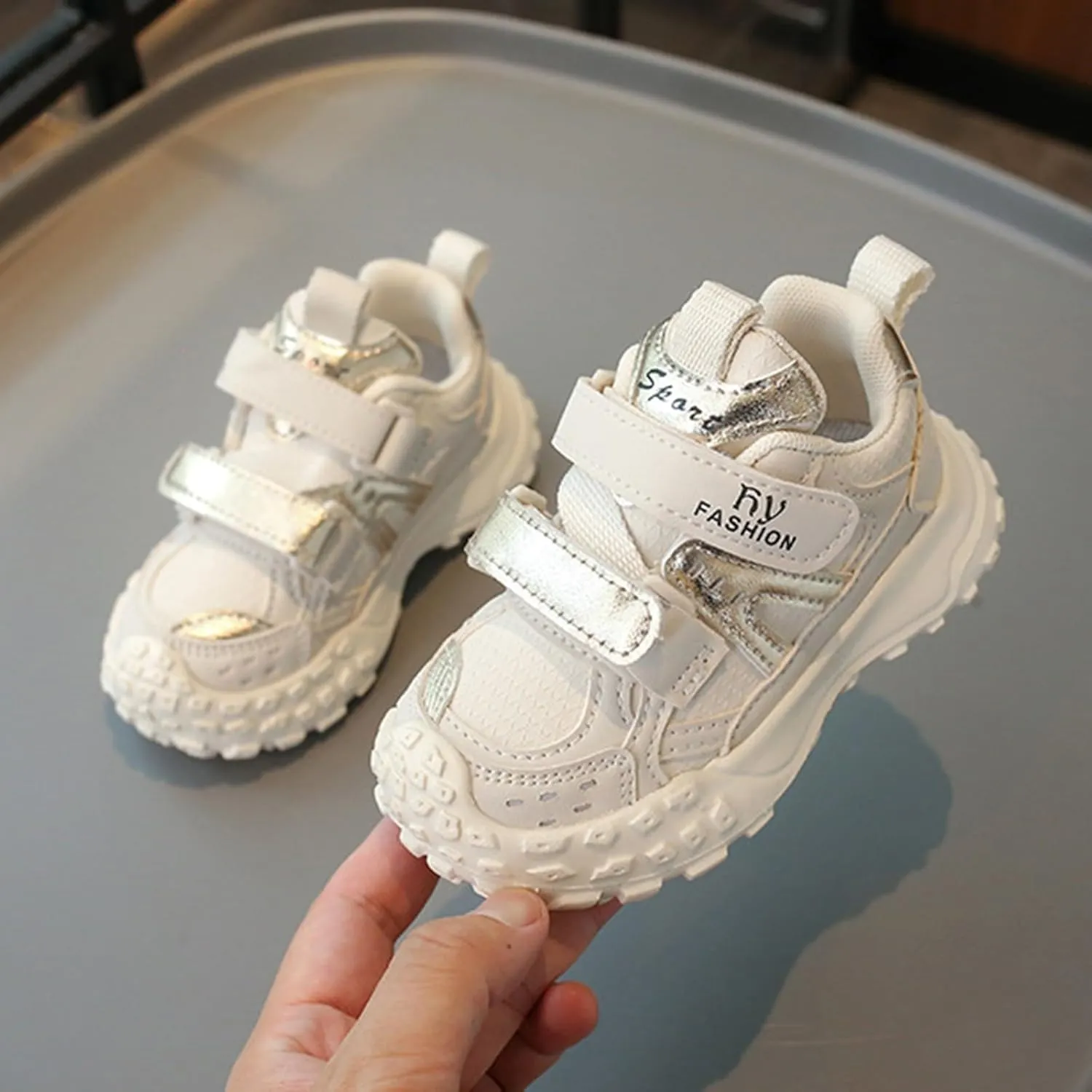 Baby Kids Walking Sneaker Boys Girls Unisex-Child Running Tennis Shoes School Spring Hook and Loops Strap Casual Shoes