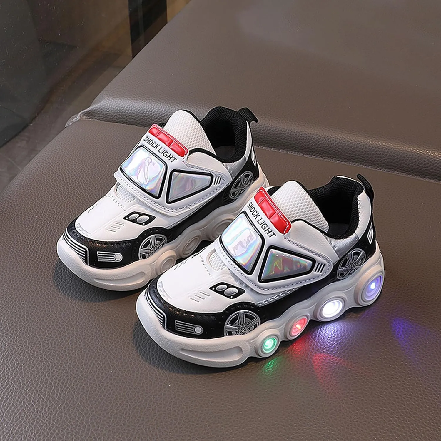Baby Toddler Boys Girl Led Light Up Casual Shoes Kids artoon Rabbit Luminous Sport Flat Sneakers Sports Walking