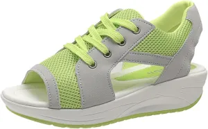 Black Open Toe Sandals for Women Mesh Comfy Orthopedic Sneakers Hollow Out Wide Width Sandal Running Sports Shoes