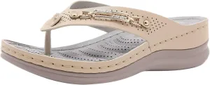Black Orthopedic Sandals Women Size 11 Orthotic Women's Flip Flops Sandals Summer Sandals for Women Comfort Orthopedic Flat Summer Sandals for Women Comfortable Sandals for Womens Dressy