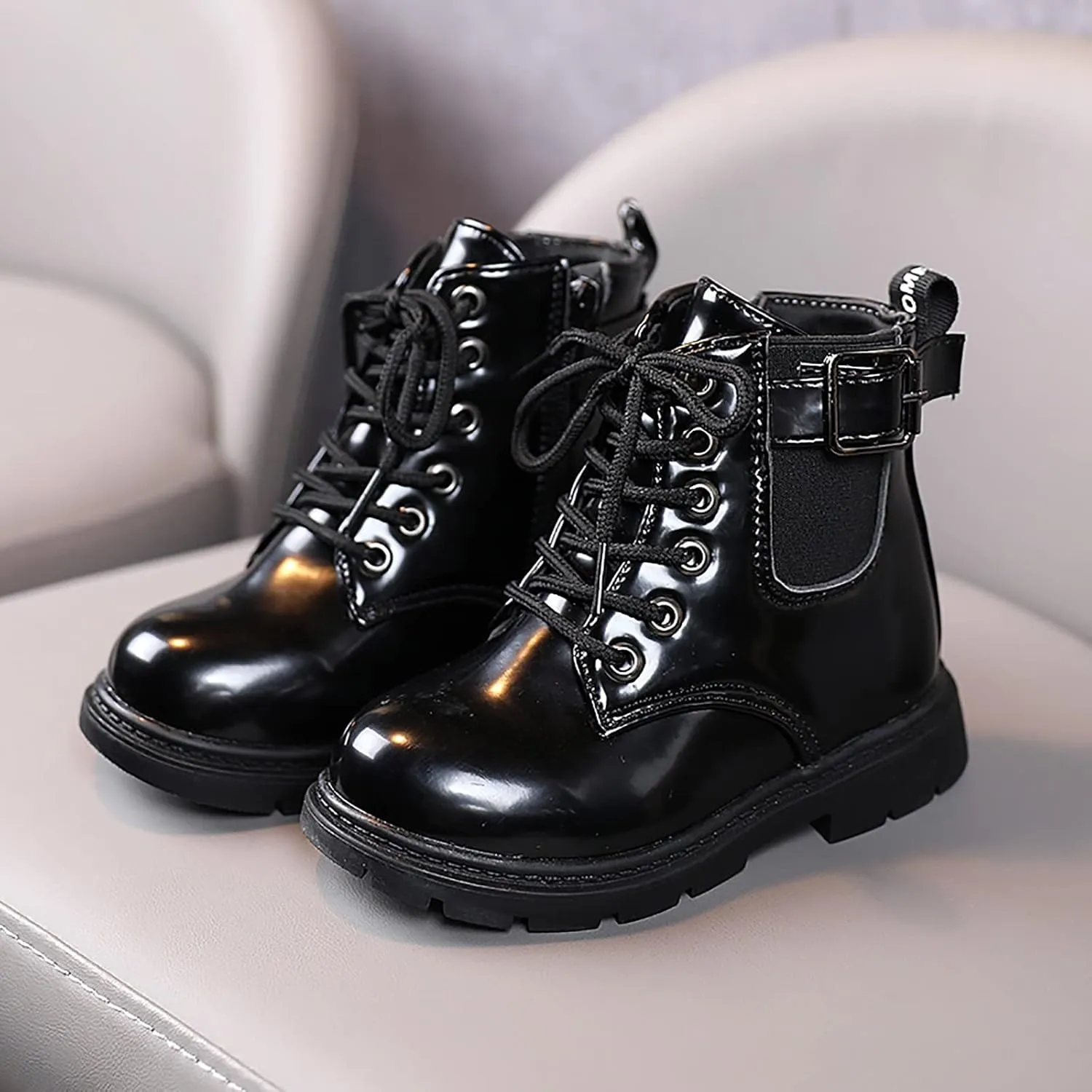 Boys and Girls Waterpoor Ankle Boots Short Boots Leather Shoes Toddler Boots Little Girls Size One Boots