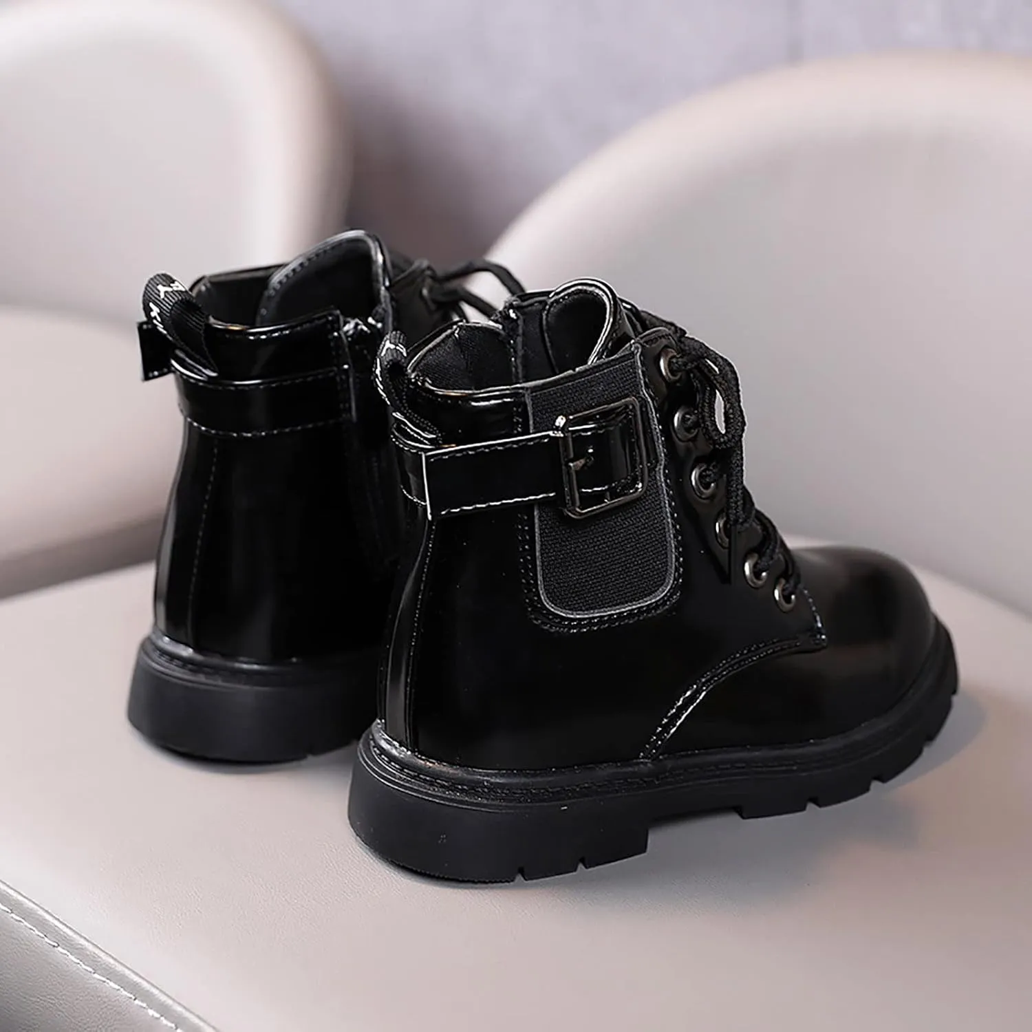 Boys and Girls Waterpoor Ankle Boots Short Boots Leather Shoes Toddler Boots Little Girls Size One Boots