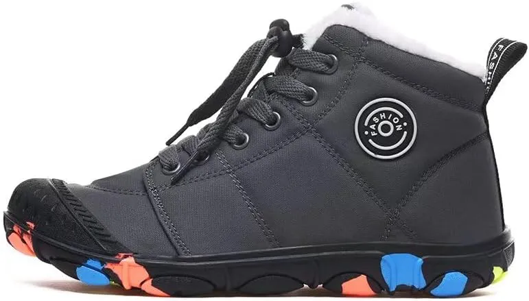 Boys Girls Anti Slip Trekking Shoes for Winter Walking Sport