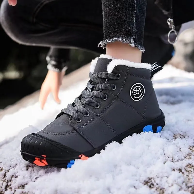 Boys Girls Anti Slip Trekking Shoes for Winter Walking Sport
