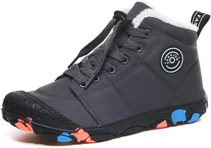 Boys Girls Anti Slip Trekking Shoes for Winter Walking Sport