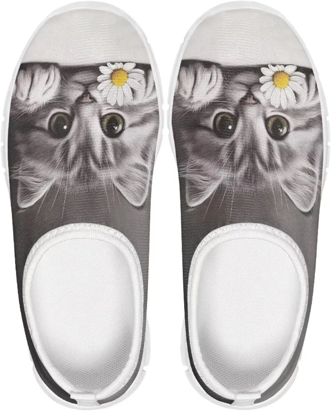 Boys Girls Slip Ons Flat Lightweight Sneakers Walking Casual Shoes Comfortable Art Painted Travel Outdoor Shoes for Big Kids US Size 11-15
