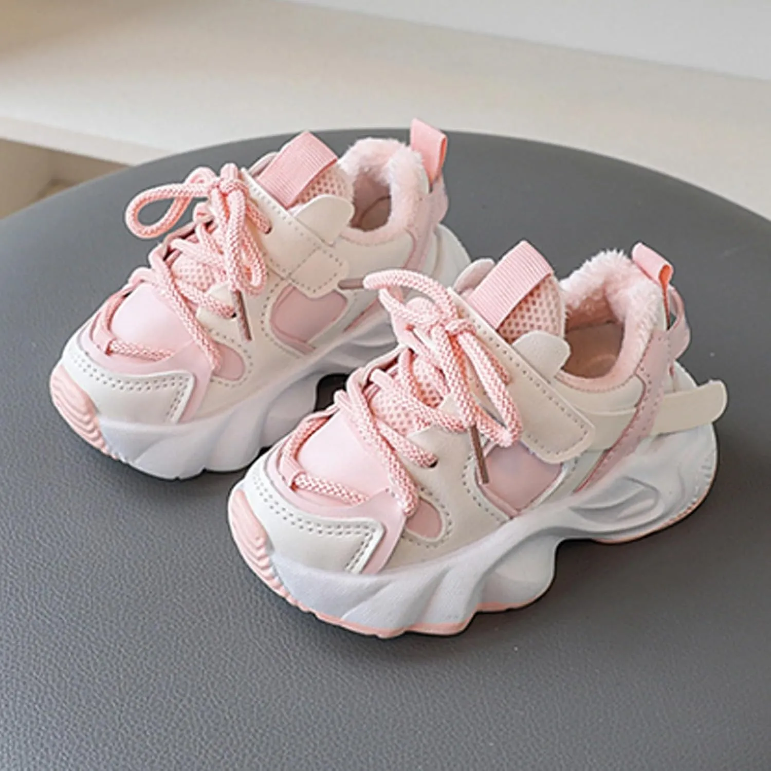 Boys Girls Sneakers Lace up Kids Tennis Shoes for Walking Running Lightweight Breathable Shoes Little Kid