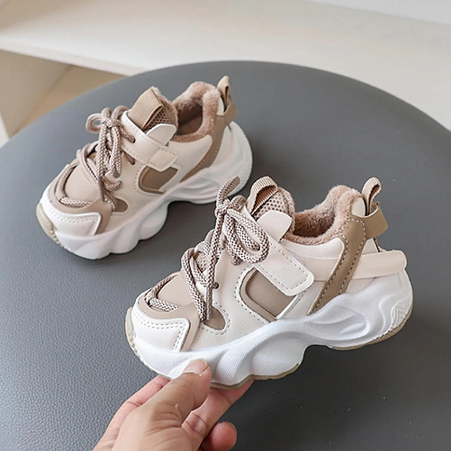 Boys Girls Sneakers Lace up Kids Tennis Shoes for Walking Running Lightweight Breathable Shoes Little Kid