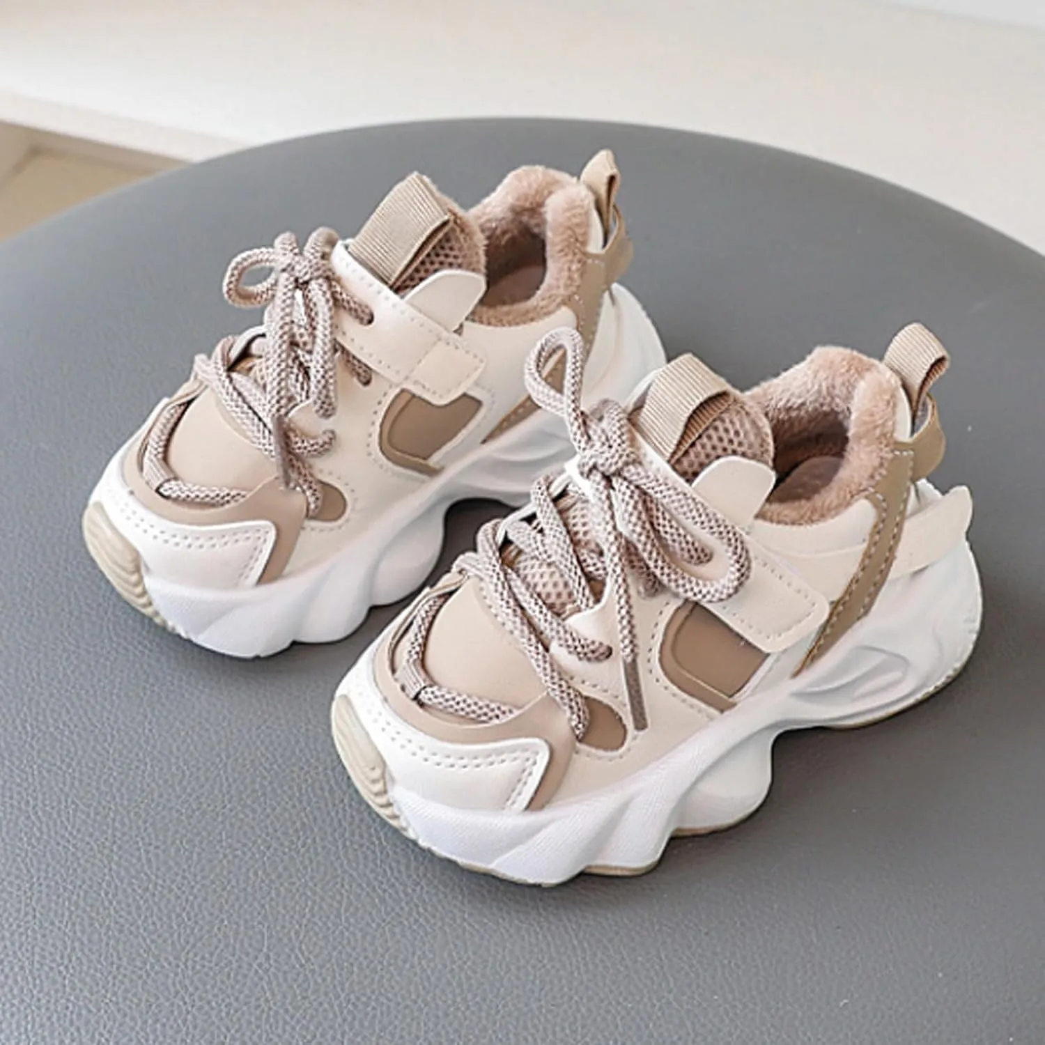 Boys Girls Sneakers Lace up Kids Tennis Shoes for Walking Running Lightweight Breathable Shoes Little Kid