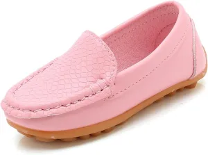 Boys Girls Soft Loafers Dress Flat Shoes Boat Toddler Little Kid Flat Shoes Casual Slip On Shoes Little Girl Shoes