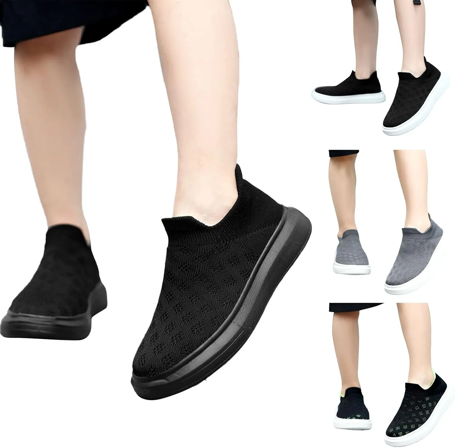 Boys Mesh Lightweight Breathable Fashion Casual Shoes Slip On Outdoor Sports Shoes Toddler Shoes Size 5 Girls