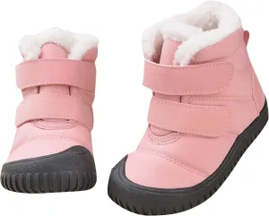 Boys Snow Shoes Wide Calf Platform Boots Plush Lined Insulated Shoes Cold Weather Boots Boy Winter Walking Shoes