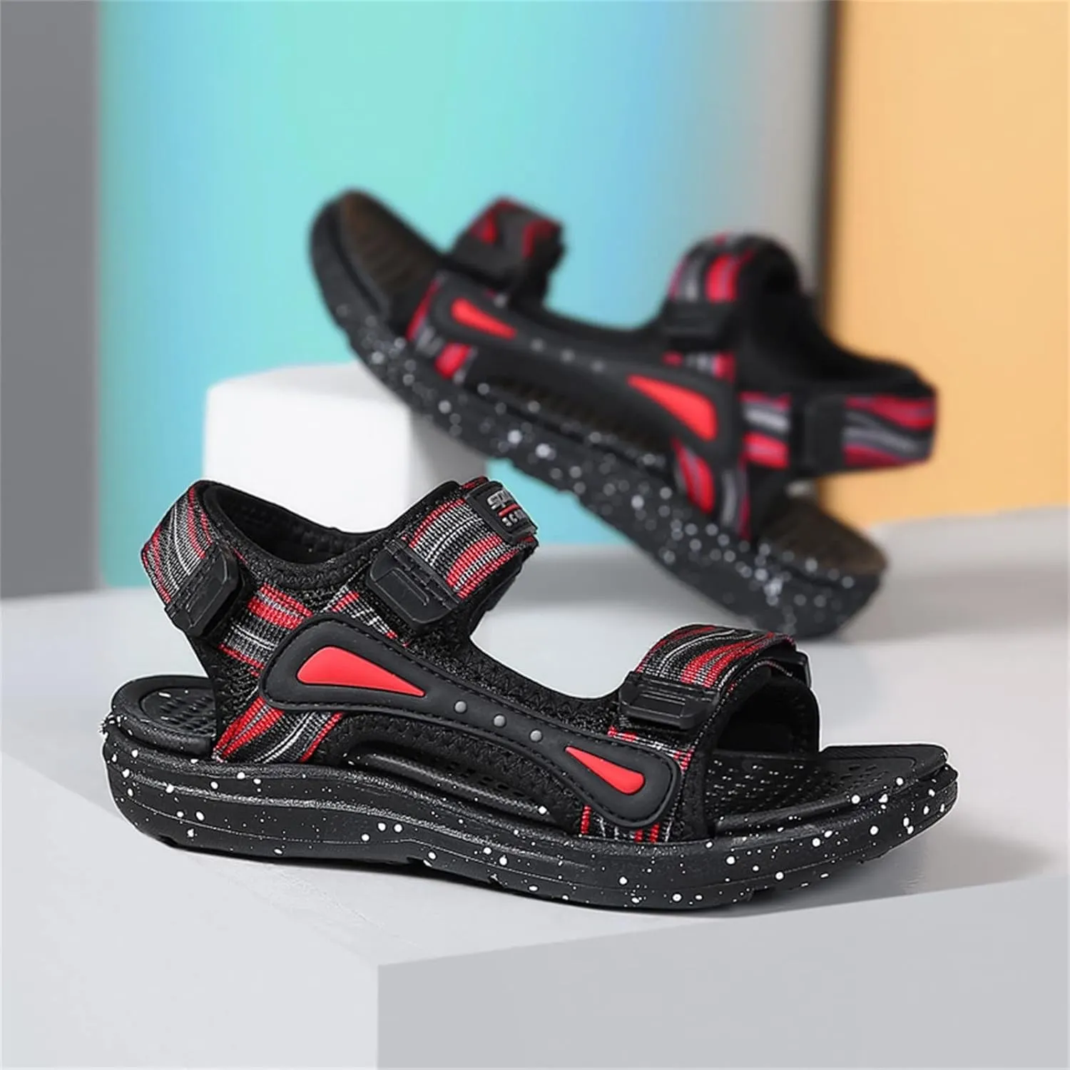 Boys Soft Sole Shoes Children Sandals Fashion Breathable Thick Soled Summer Lightweight Soft Soled Children