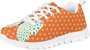 Butterfly Print Cute Tennis Shoes for Girls Nonslip Lightweight School Dance Athletic Running Shoes Kids Casual Sport Sneakers