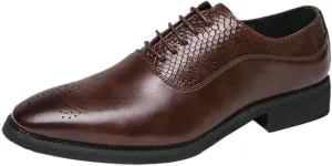 Casual Office Shoes for Men Casual Business Oxford New Orthopedic Leather Shoes Men's Lace Up Dress Shoes Comfortable Walking Shoes Office Loafers Work Flats Gifts for Men