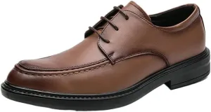 Casual Office Shoes for Men Classic Lace Up Men's Orthopedic Dress Shoes Casual Business Oxford New Leather Shoes Walking Office Comfort Loafers Work Flats Men Gifts