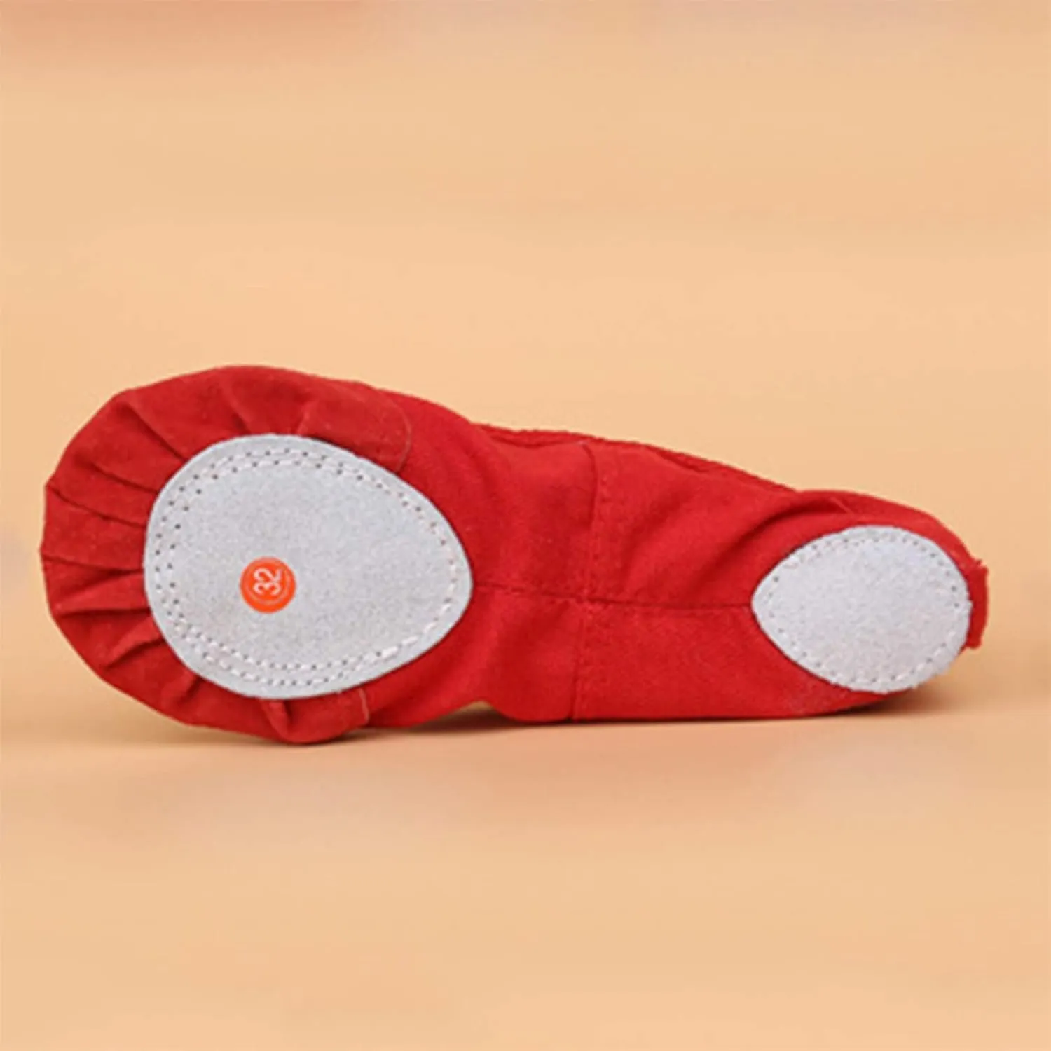Children Casual Shoes Dance Sole Canvas Elastic Band Girls Split Flats Shoes Gymnastics Ballet Shoes Baby Shoes