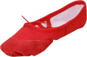 Children Casual Shoes Dance Sole Canvas Elastic Band Girls Split Flats Shoes Gymnastics Ballet Shoes Baby Shoes