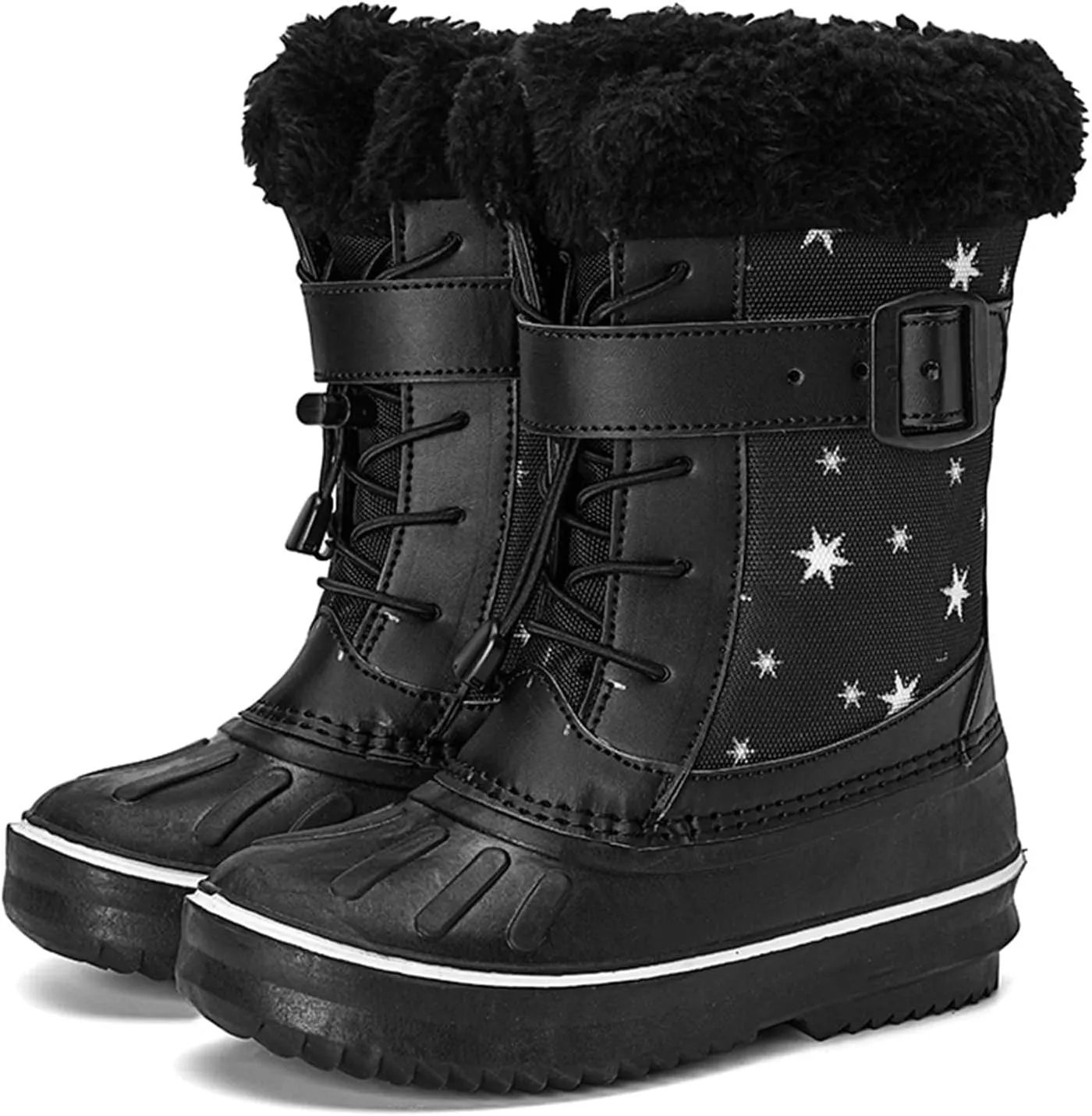 Children Shoes Snow Boots Girls Boys OutdoorBoots Warm Boots With Cotton Snow Boots Big Kids Boots for Baby Girl Size 3