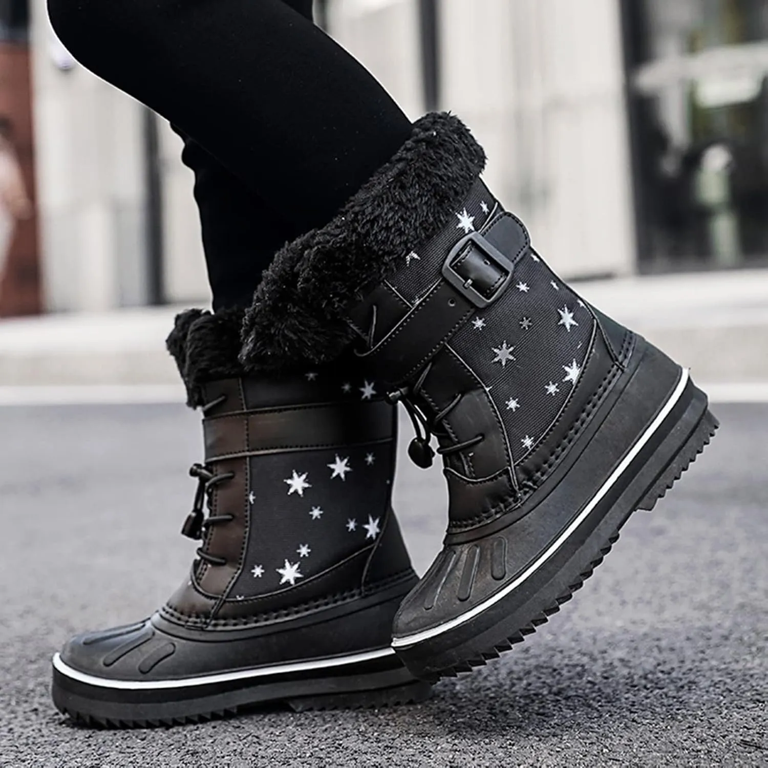 Children Shoes Snow Boots Girls Boys OutdoorBoots Warm Boots With Cotton Snow Boots Big Kids Boots for Baby Girl Size 3