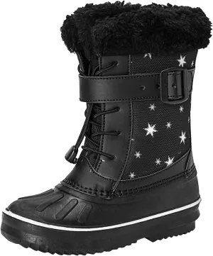 Children Shoes Snow Boots Girls Boys OutdoorBoots Warm Boots With Cotton Snow Boots Big Kids Boots for Baby Girl Size 3