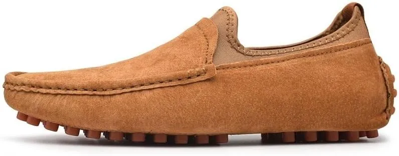 Classic Soft Suede Shoes Men Loafers Slip On Leather Casual Men Shoes Comfort Driving Shoes Men Flats Walking Footwear