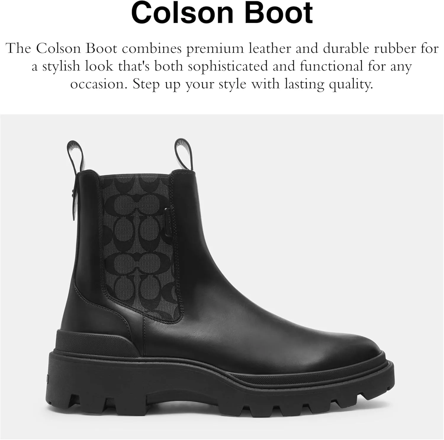 COACH Men's Colson Boot Hiking Shoe