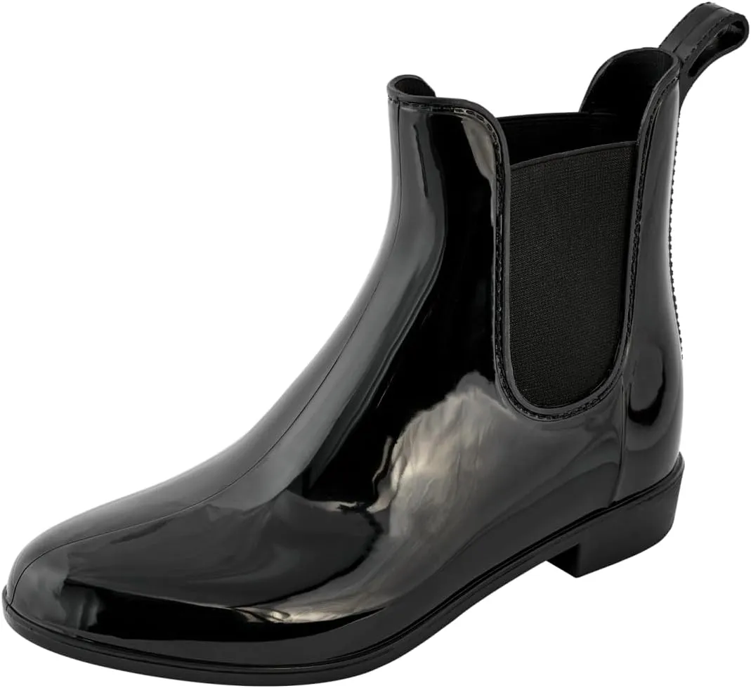 DaeRainy Women's Short Ankle Rain Boots Waterproof Lightweight Chelsea Rain Boots Women Garden Rain Boots