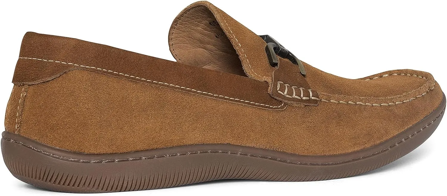 Donald Pliner Men’s London Slip-On Loafer – 1” Heel - Classic Dress Loafers for Men, Memory Foam Insole, Men’s Driving Shoes for Men, Comfortable Dress Shoes