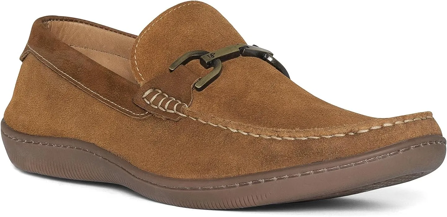 Donald Pliner Men’s London Slip-On Loafer – 1” Heel - Classic Dress Loafers for Men, Memory Foam Insole, Men’s Driving Shoes for Men, Comfortable Dress Shoes