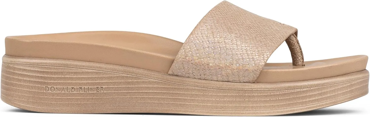 Donald Pliner Women's Fifi Slide Sandals, Women's Summer Sandals, Women’s Shoes, Comfortable Open-Toe Casual Flats