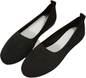 Dress Shoes for Women Casual Slip on Business Work Office Sandals Summer Suede Ballet Flats Pointed Toe Dressy Footwear